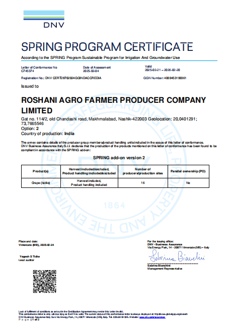 Organic Certificate